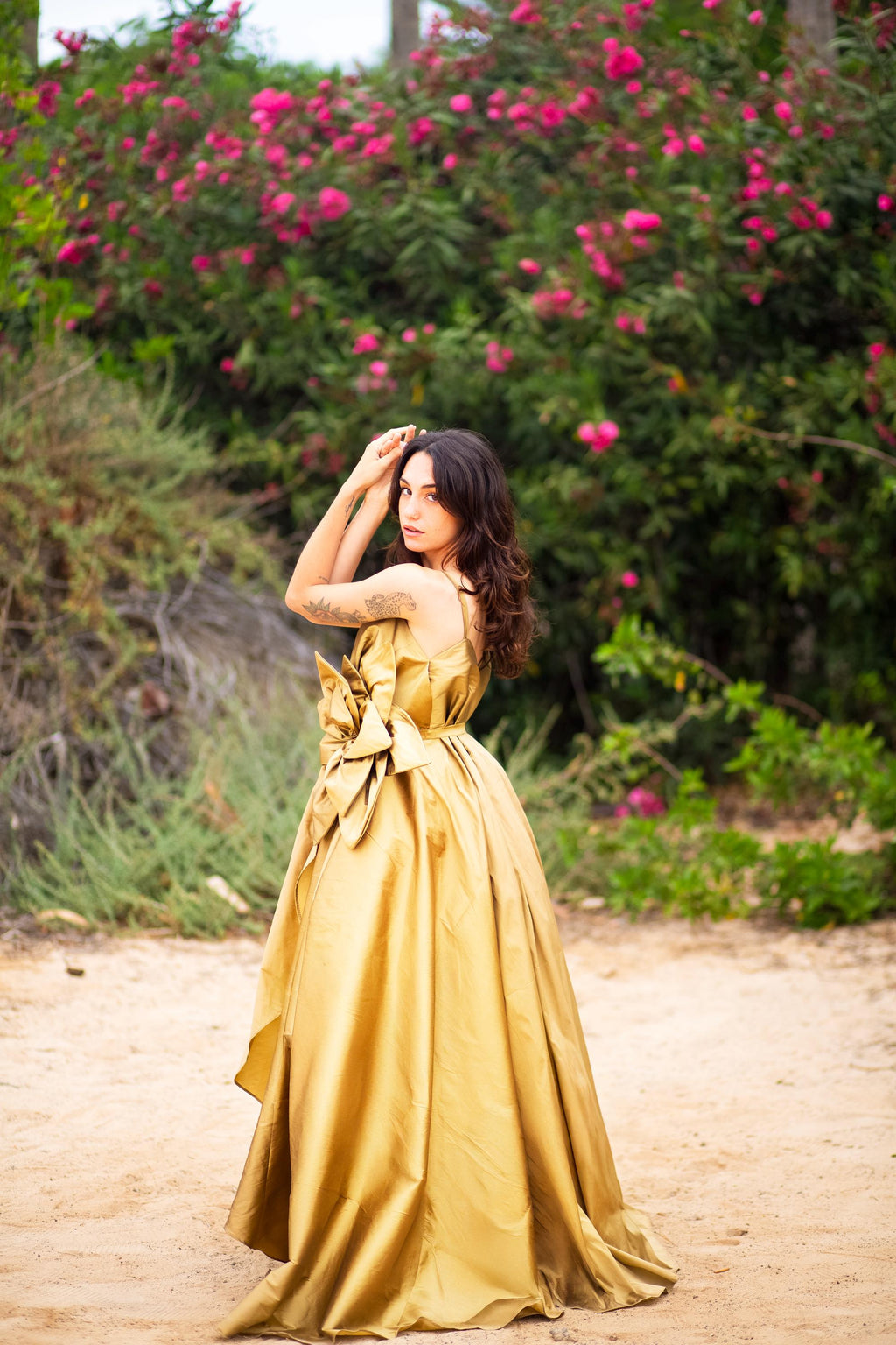 Tulip Gown – Taffeta Ball Gown with Built-In Tutu, Made to Measure