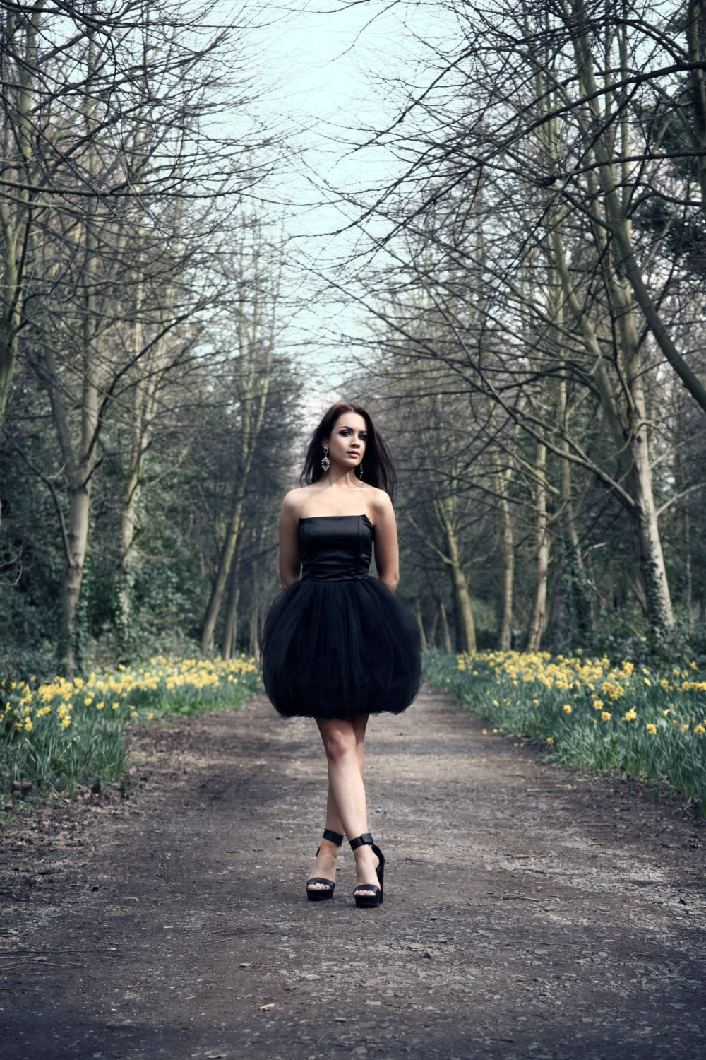 Mayfair – Mini-robe de mariée corset bustier avec jupe en tulle citrouille