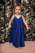 Robe longue en soie pour filles : Robe de soirée
