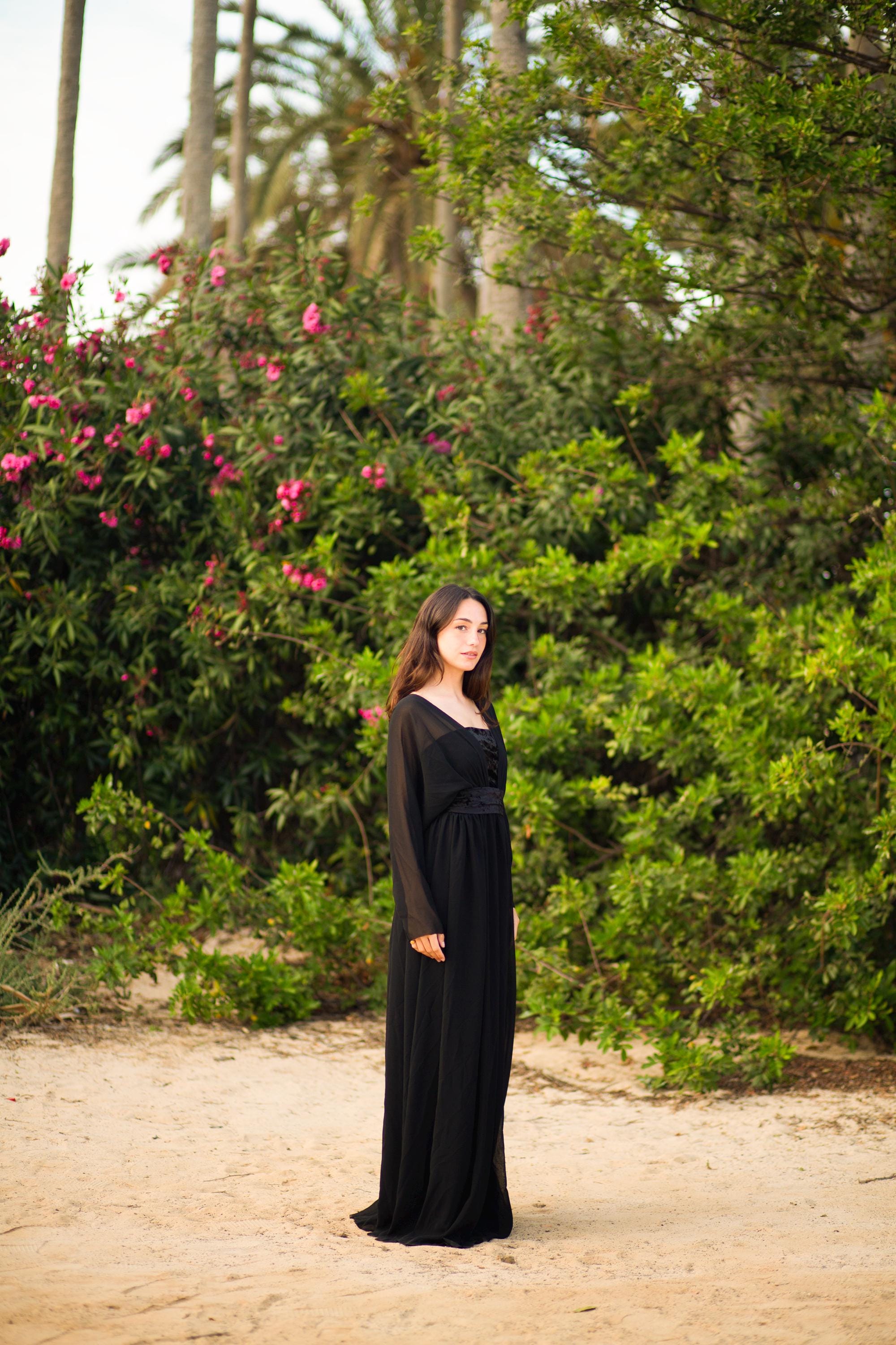 Robe Titanic – Robe de soirée vintage en mousseline et velours avec corsage, sur mesure