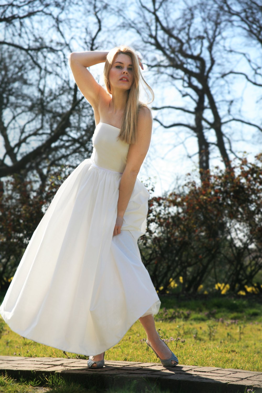 Queen – Dior-Inspired Corset & Tutu Dress in Organic Cotton