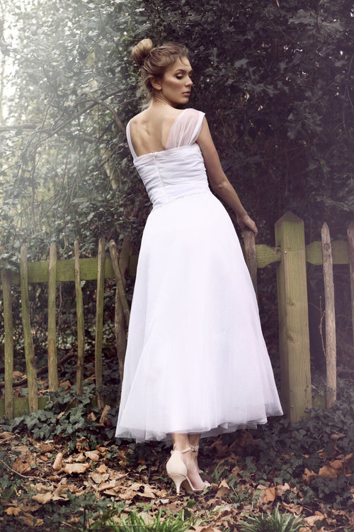 Alice – Dior-Inspired Corset & Tutu Dress in Organic Cotton