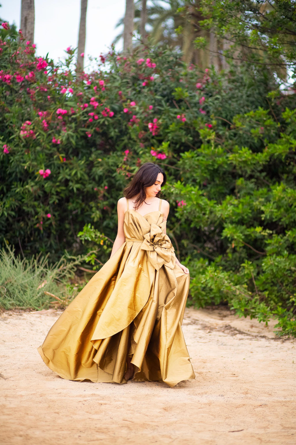 Tulip Gown – Taffeta Ball Gown with Built-In Tutu, Made to Measure
