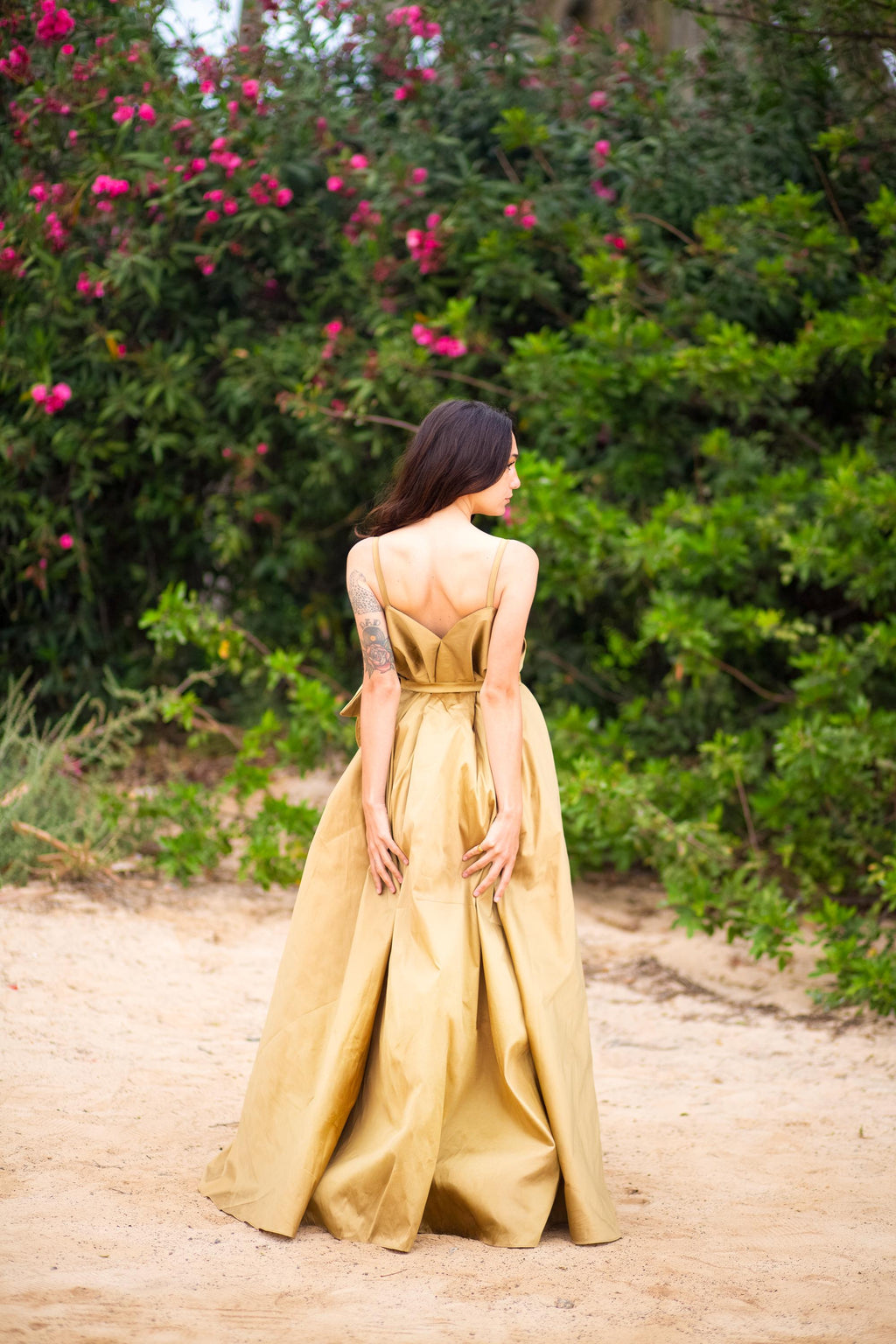 Tulip Gown – Taffeta Ball Gown with Built-In Tutu, Made to Measure