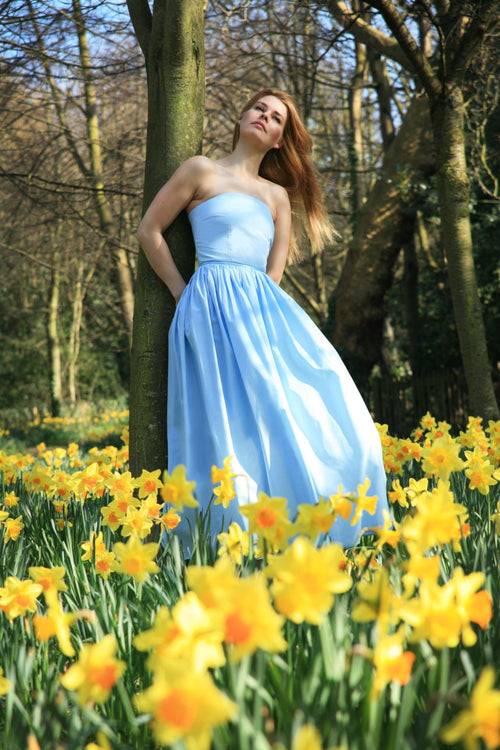 Alice – Dior-Inspired Corset & Tutu Dress in Organic Cotton