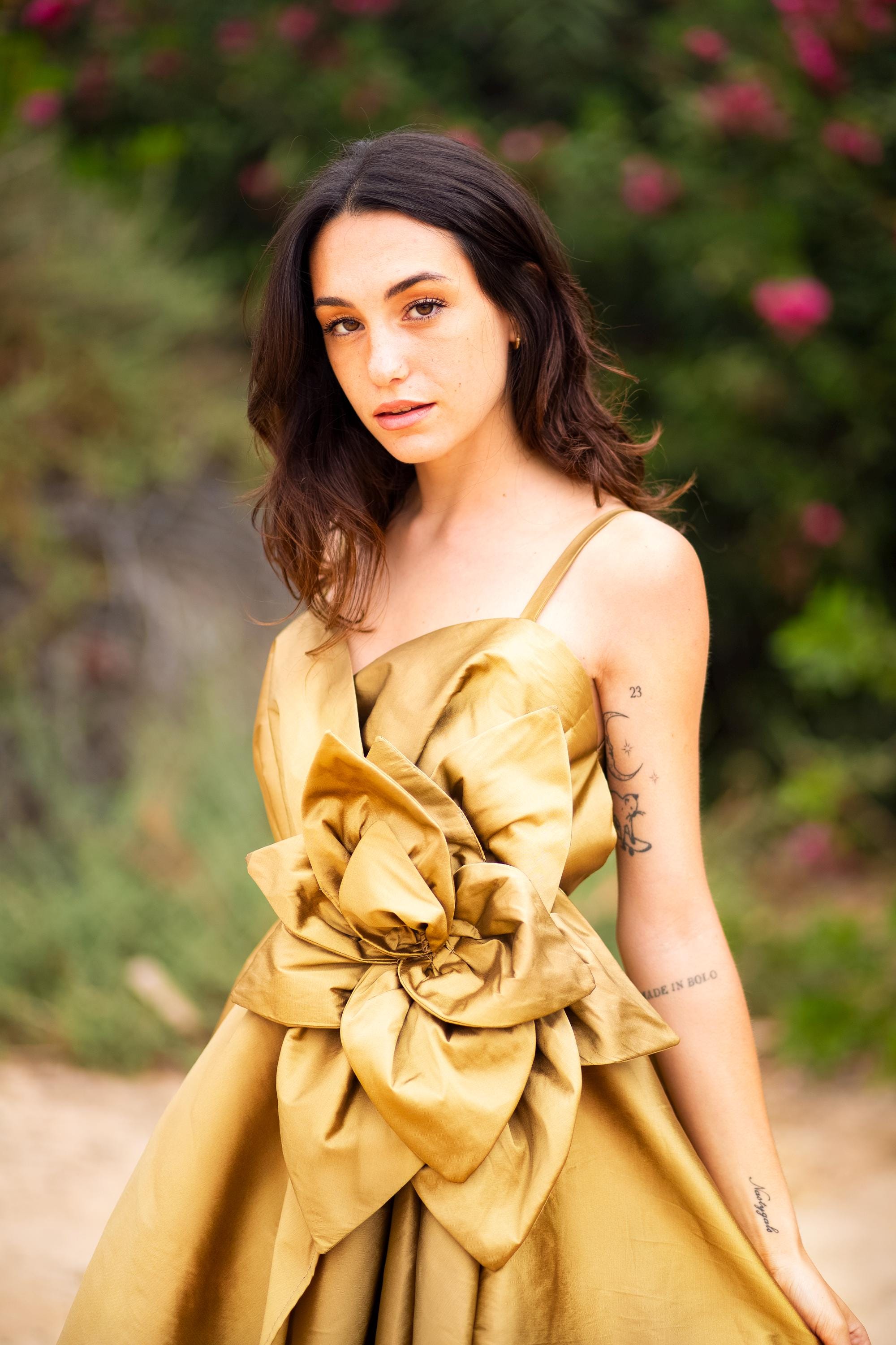Tulip Gown – Taffeta Ball Gown with Built-In Tutu, Made to Measure