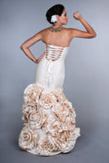 Roma – Rose Mermaid Wedding Dress with Corset Back