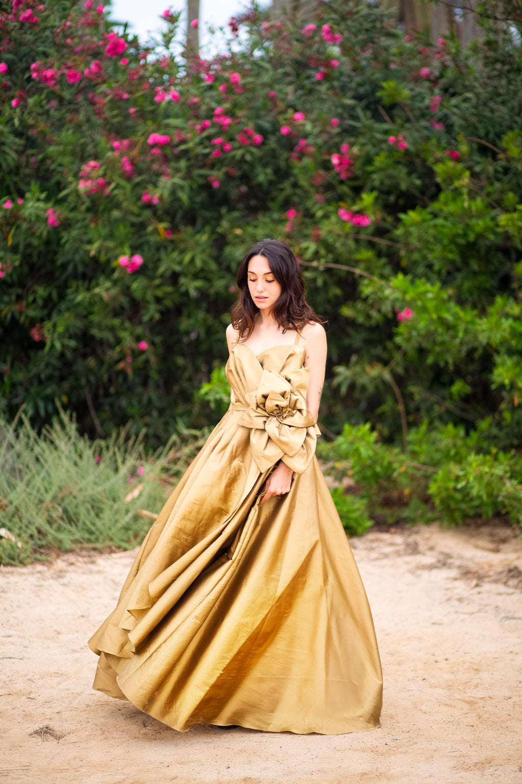 Tulip Gown – Taffeta Ball Gown with Built-In Tutu, Made to Measure