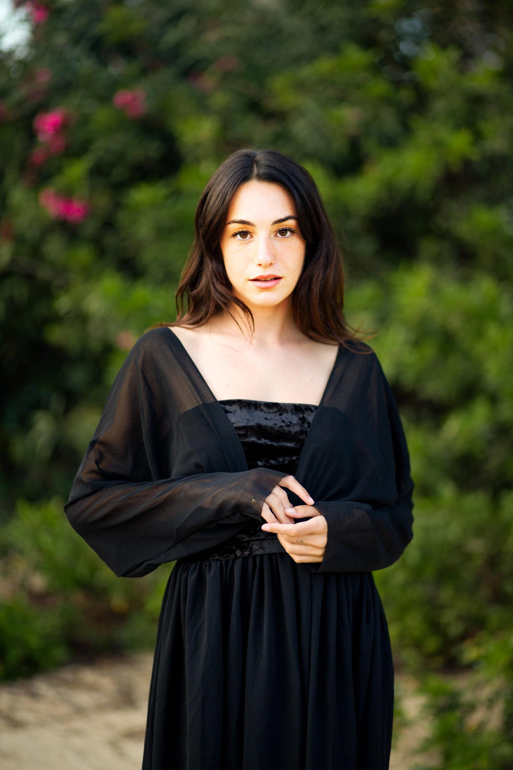 Titanic Gown – Chiffon & Velvet Vintage Evening Dress with Corset Bodice, Made to Measure