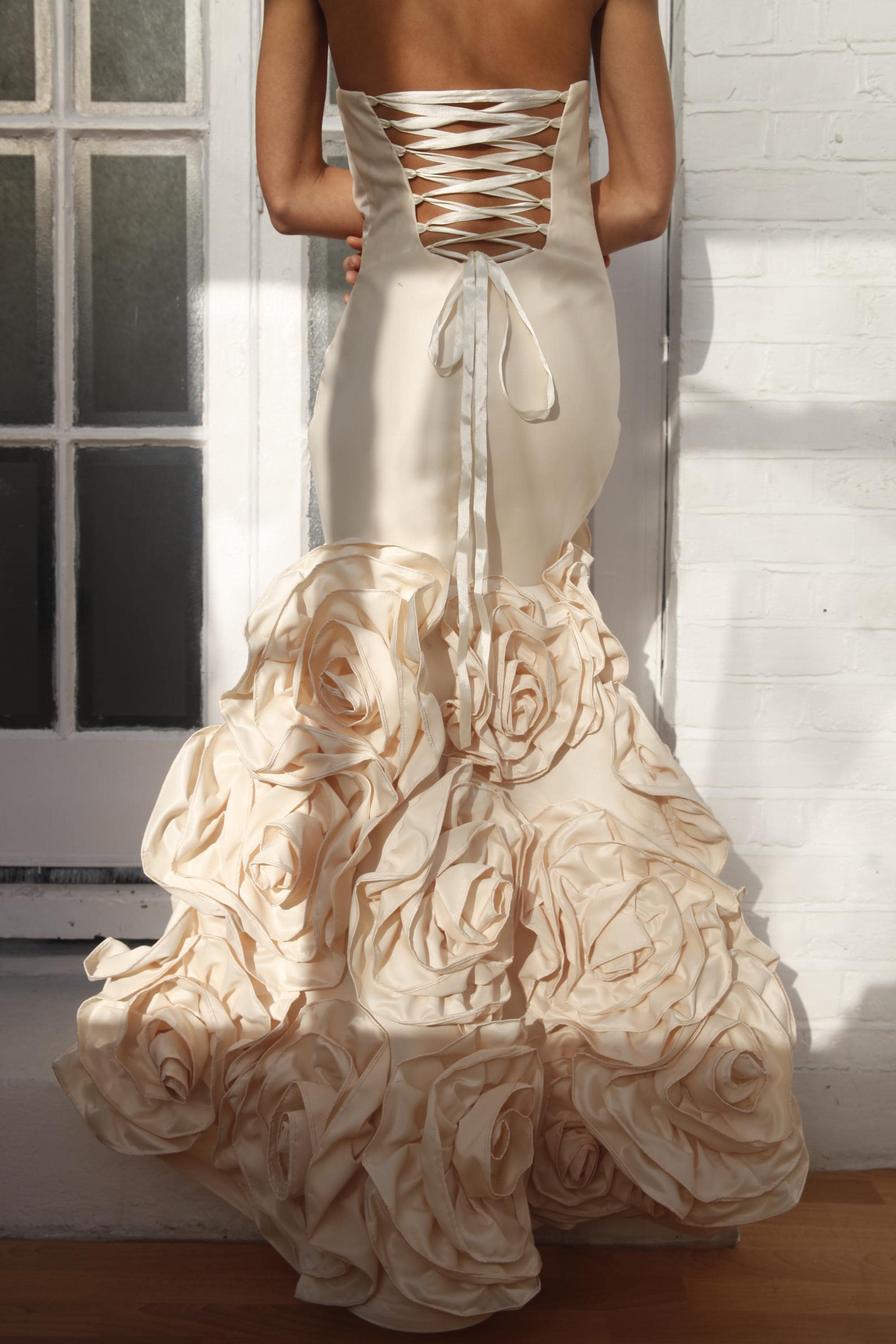 Roma – Rose Mermaid Wedding Dress with Corset Back