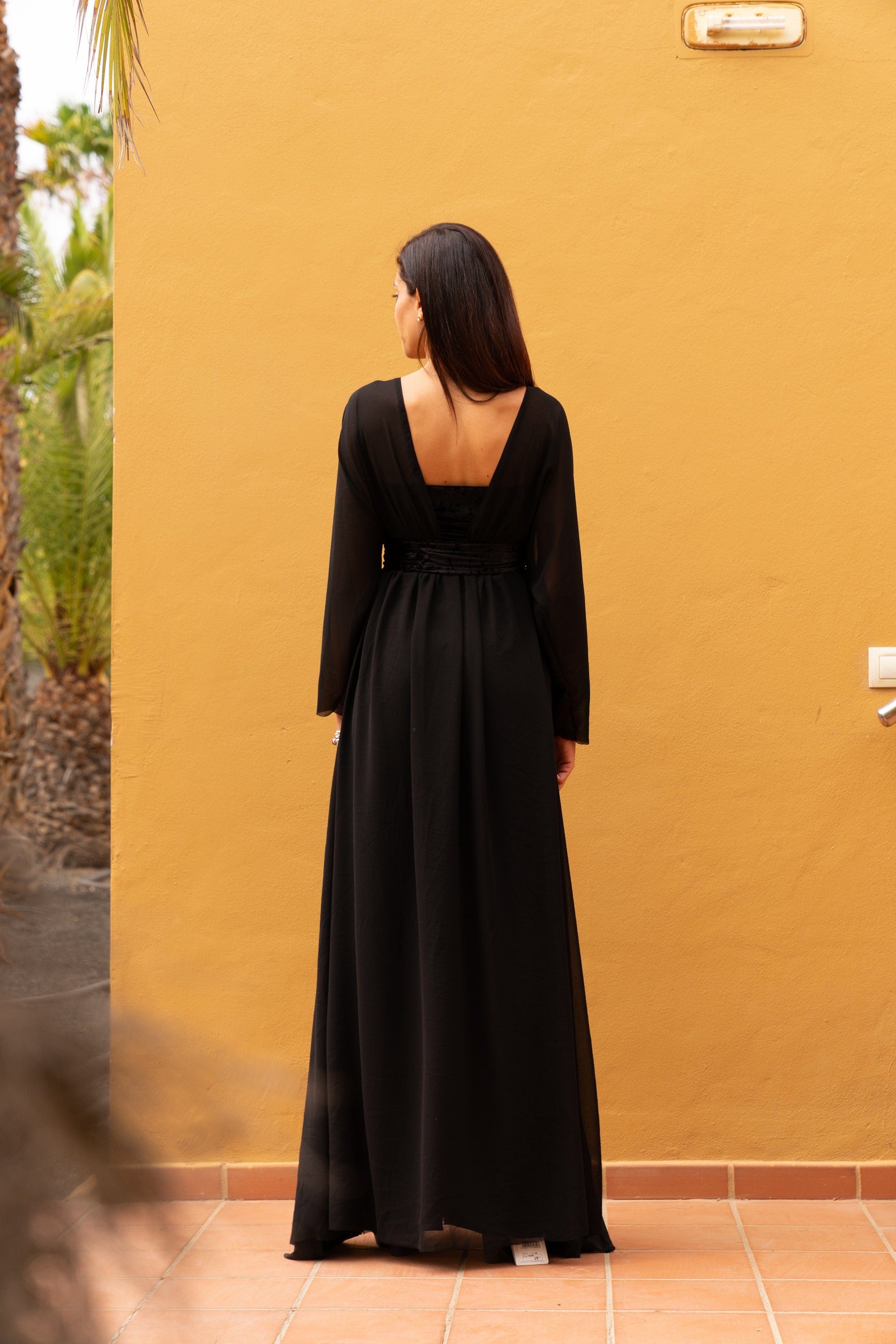 Titanic Gown – Chiffon & Velvet Vintage Evening Dress with Corset Bodice, Made to Measure